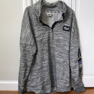 Victoria secret pink grey pullover